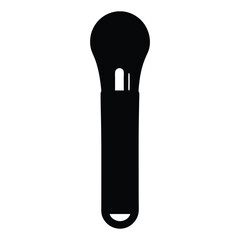 presentation clicker vector silhouette icon - ideal for business, office, or remote work graphics.