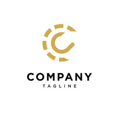 Letter C Simple Logo Icon Vector