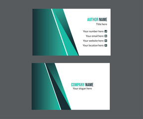 Fototapeta premium Luxury and elegant business card design template