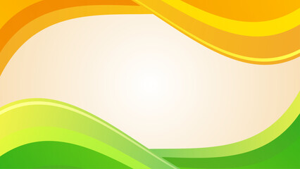 Abstract curved lines in yellow and green, great for backgrounds, wallpapers, and graphic design projects needing a modern touch.