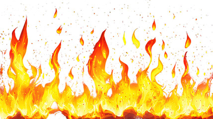 Vividly Captivating Flames Dance in the Night, Emitting Warmth and Energy ? A Fiery Display