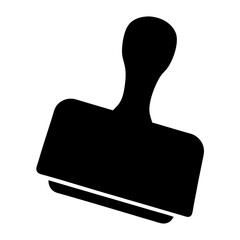 label maker vector silhouette icon - ideal for business, office, or remote work graphics.