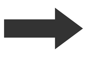 Fototapeta premium Simple Forward Arrow Icon for Directional Use