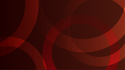Dark red background with overlapping circles ideal for vibrant graphic designs, posters, or modern digital artwork with a dynamic feel.