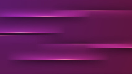Obraz premium Purple abstract background with four horizontal glowing lines. Perfect for presentations, posters, digital design projects, and futuristic themes. Ideal for modern visual concepts.