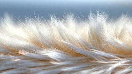 Fototapeta premium Close Up of Feathered Textures with Light and Shadow