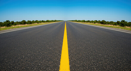 Obraz premium Road leading to the horizon
