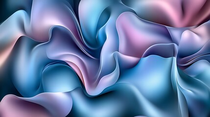 Obraz premium Abstract flowing fabric design (1)