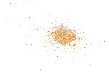 pepper powder on transparent background