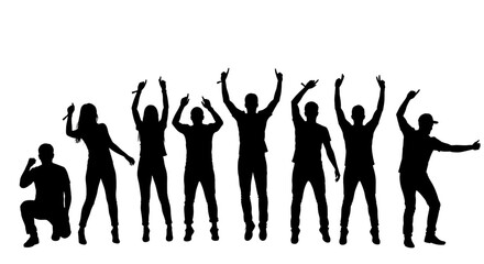 Performing group outlines under dark