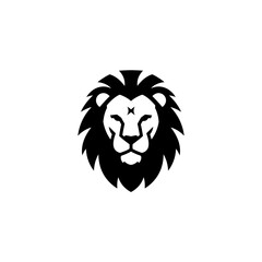 Minimalist Lion Head Logo - Regal and Bold