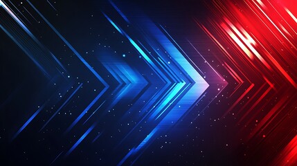 Abstract vibrant arrows