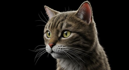 Obraz premium Amber Eyes, Midnight Soul