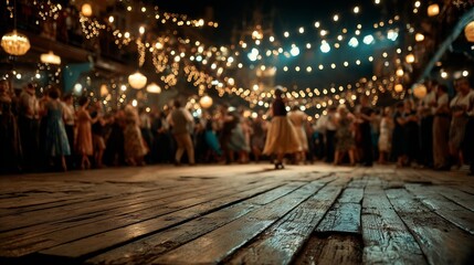 Romantic Night Vintage Dance Party Under the Stars.