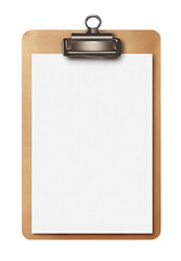 Clipboard with blank paper (2)