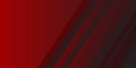 Obraz premium Red line with white architecture futuristic background minimal concept vector illustration subtle design.
