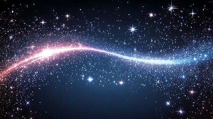 Obraz premium Cosmic swirl of stardust