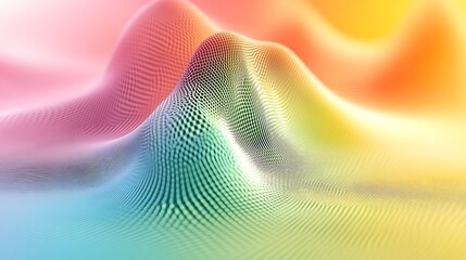 Abstract vibrant textured landscape (1)