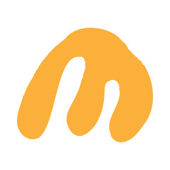 gold boho shape element