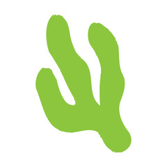 green leaf boho element