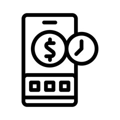 transaction history line icon