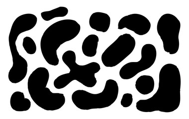 set of abstract flow shape element