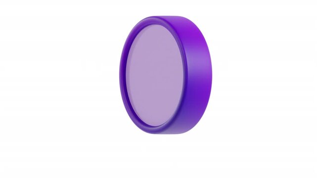 3D Social Media Follow Button Animation | Alpha Loop
