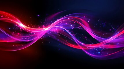 Naklejka premium Abstract energy waves (5)