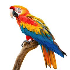 Fototapeta premium Vibrant Parrot on Branch