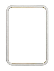 Modern Rectangle Metal Border: A rectangular frame with rounded corners and a quad profile, ideal for contemporary designs needing a clean, industrial touch.