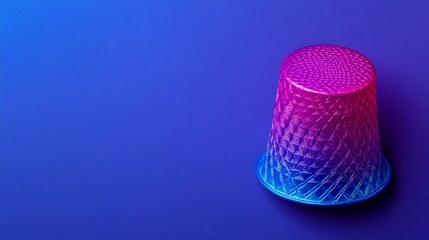 Thimble in blue and pink gradients