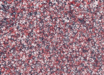 A textured background resembling granite.  Many small, mottled shapes in shades of red, gray, and white create a speckled effect.