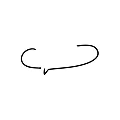 drawing of speech bubble