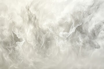 Fototapeta premium Abstract smoke patterns in light gray tones.