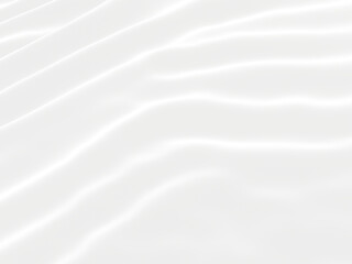 Abstract white wavy cloth background