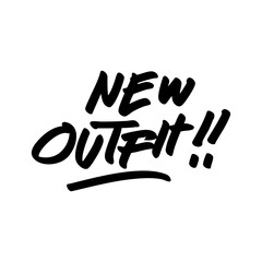 new outfit word illustration