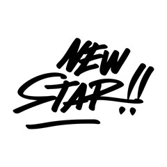 yew star with exclamation mark handwritten