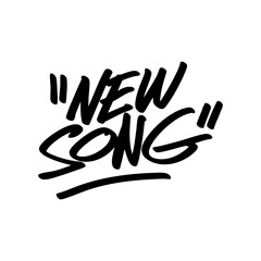 new song handwritten element