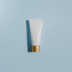 3d Cosmetic tube mockup image