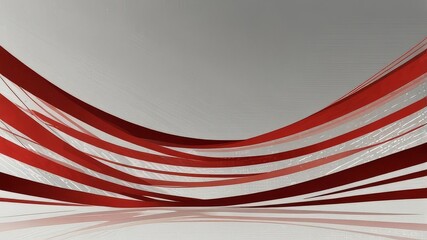 Abstract Red and Gray Wave Design Background