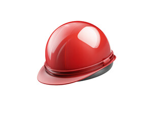Fototapeta premium The Essential Red Hard Hat for Superior Safety in Construction and Industrial Environments - Protecting Workers One Hard Hat at a Time