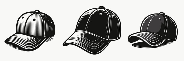 The Cap. Symbol Vector Clip art. Head covering a protective dome for weather shielding against elements.