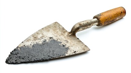 shovel on white background