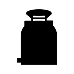 Water Storage Barrel Flat Illustration. Clean Icon Design Element on Isolated White Background