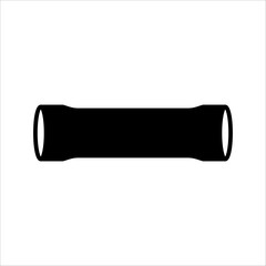 Pipe icon and flange fitting for pipeline connection with valve and other pipe. Using for transportation liquid and gas i.e. crude, oil, natural gas, sewage, wastewater. Also for plumbing, irrigation.