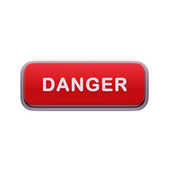 Danger Label Red CTA Button