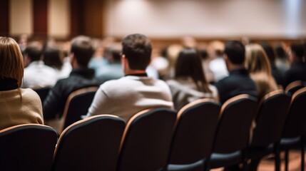 Audience in a Conference Hall