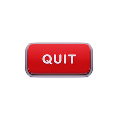 Quit Label Red CTA Button