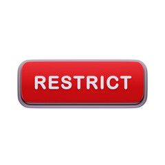 Restrict Label Red CTA Button