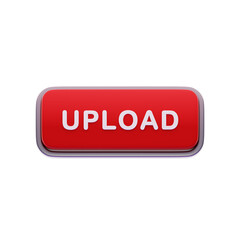 Upload Label Red CTA Button